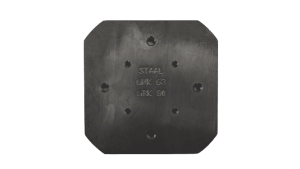 Montageplatte GBK 80/GMK 63 Stahl